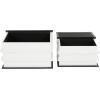 imageDeco 79 Canvas Decorative Box Faux Storage Book Book Shaped Boxes with Gold Live Laugh Love Text Set of 2 Decorative Keepsake Boxes 11quot 9quotH WhiteBlack