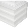 imageDeco 79 Canvas Decorative Box Faux Storage Book Book Shaped Boxes with Gold Live Laugh Love Text Set of 2 Decorative Keepsake Boxes 11quot 9quotH WhiteWhite