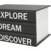 imageDeco 79 Canvas Decorative Box Faux Storage Book Book Shaped Boxes with Gold Live Laugh Love Text Set of 2 Decorative Keepsake Boxes 11quot 9quotH WhiteBlack