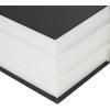 imageDeco 79 Canvas Decorative Box Faux Storage Book Book Shaped Boxes with Gold Live Laugh Love Text Set of 2 Decorative Keepsake Boxes 11quot 9quotH WhiteBlack