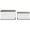 imageDeco 79 Canvas Decorative Box Faux Storage Book Book Shaped Boxes with Gold Live Laugh Love Text Set of 2 Decorative Keepsake Boxes 11quot 9quotH WhiteBlack