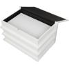 imageDeco 79 Canvas Decorative Box Faux Storage Book Book Shaped Boxes with Gold Live Laugh Love Text Set of 2 Decorative Keepsake Boxes 11quot 9quotH WhiteWhite