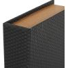 imageDeco 79 Faux Leather Decorative Box Book Shaped Book Shaped Boxes Set of 3 Decorative Keepsake Boxes 12quot 10quot 8quotH BrownBlack
