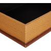 imageDeco 79 Faux Leather Decorative Box Book Shaped Book Shaped Boxes Set of 3 Decorative Keepsake Boxes 12quot 10quot 8quotH BrownCopper