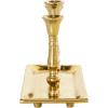 imageDeco 79 Aluminum Metal 3 Candle Candelabra with Candle Plate 12quot x 6quot x 9quot GoldGold