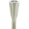 imageDeco 79 Aluminum Metal Decorative Candle Holder Slim Candle Stand with Round Bases Set of 3 Candlestick Holder 12quot 10quot 8quot H GoldSilver