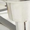 imageDeco 79 Stainless Steel Geometric Overlapping Oval Candelabra 8quot x 8quot x 6quot SilverSilver