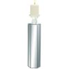 imageDeco 79 Glass Handmade Pillar 5 Plate Candle Holder with Mirrored Sides 24quot x 4quot x 4quot Silver5 by 19Inch