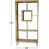 imageDeco 79 Wooden Sideboard 3 Drawers 1 Shelf and 2 Doors  59quot x 16quot x 31quot Light BrownBrown