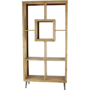 imageDeco 79 Wooden Sideboard 3 Drawers 1 Shelf and 2 Doors  59quot x 16quot x 31quot Light BrownBrown