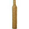 imageDeco 79 Bamboo Wood Decorative Vase Tall Woven Floor Centerpiece Round Vase for Home Decoration White and Beige 85quot x 85quot x 39quotBrown