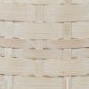 imageDeco 79 Bamboo Wood Decorative Vase Tall Woven Floor Centerpiece Round Vase for Home Decoration White and Beige 85quot x 85quot x 39quotWhite