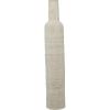 imageDeco 79 Bamboo Wood Decorative Vase Tall Woven Floor Centerpiece Round Vase for Home Decoration White and Beige 85quot x 85quot x 39quotWhite