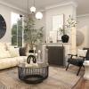 imageDeco 79 Aluminum Metal Geometric Open Frame Wire Coffee Table with Silver Aluminum Top 30quot x 30quot x 17quot Black30 x 30 x 17