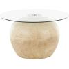 imageDeco 79 Coffee Table 32quot x 32quot x 18quot BlackBeige