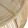imageDeco 79 Rattan Coffee Table 31quot x 31quot x 17quot Light Brown