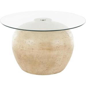 imageDeco 79 Coffee Table 32quot x 32quot x 18quot BlackBeige