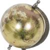 imageDeco 79 Aluminum Metal Globe 7quot x 7quot x 10quot Brown