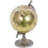 imageDeco 79 Aluminum Metal Globe 7quot x 7quot x 10quot Brown