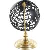 imageDeco 79 Aluminum Metal Open Framed World Globe with Wire Exterior and Gold Base 8quot x 8quot x 13quot Black8 x 8 x 13