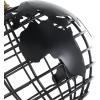 imageDeco 79 Aluminum Metal Open Framed World Globe with Wire Exterior and Gold Base 8quot x 8quot x 13quot Black8 x 8 x 13