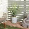 imageDeco 79 Faux Foliage Agave Artificial Plant with Realistic Leaves and Gray Ceramic Pot 27quot x 27quot x 38quot Green