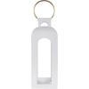 imageDeco 79 Metal Tall Arched Cutout Candle Lantern with Gold Handle 7quot x 7quot x 23quot White7 x 7 x 23