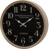 imageDeco 79 Metal Decorative Wall Clock Wall Clock for Home Wall Clock for Room 16quot x 3quot x 16quot BlackBlack