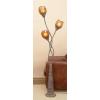 imageDeco 79 Dried Plant Room Floor Lamp Standing Tall Lamp with Decorated Orange Lamp Shades Tall Lamp 21quot x 9quot x 72quot Brown70Inch by 18Inch