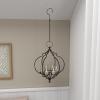imageDeco 79 Metal Hanging Candelabra 17quot x 17quot x 19quot BlackBlack