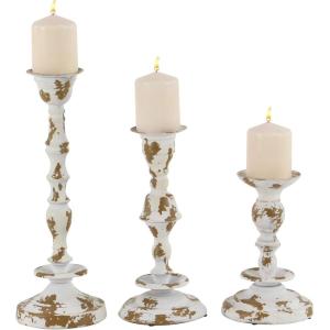 imageDeco 79 Metal Hanging Candelabra 17quot x 17quot x 19quot BlackWhite