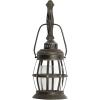 imageDeco 79 Metal Wall Sconce Suspended Pillar Lantern  7quot x 10quot x 19quot Brown