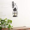 imageDeco 79 Metal Wall Sconce Suspended Pillar Lantern  7quot x 10quot x 19quot Brown