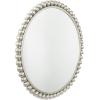 imageCosmoLiving by Cosmopolitan Metal Room Wall Mirror Entryway Mirror with Bead Detailing Wall Mounted Mirror 36quot x 1quot x 36quot SilverSilver