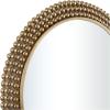 imageCosmoLiving by Cosmopolitan Metal Room Wall Mirror Entryway Mirror with Beaded Detailing Wall Mounted Mirror 32quot x 1quot x 32quot Brass