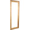 imageDeco 79 Metal Room Wall Mirror Entryway Mirror with Textured Frame Wall Mounted Mirror 25quot x 2quot x 69quot Gold