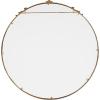 imageDeco 79 Metal Scroll Room Wall Mirror Layered Frame Entryway Mirror with Floral Accents Wall Mounted Mirror 37quot x 1quot x 36quot Gold365L x 13W