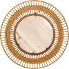 imageDeco 79 Metal Starburst Room Wall Mirror Layered Entryway Mirror with Wire Starburst Rays Wall Mounted Mirror 35quot x 6quot x 35quot GoldBrown