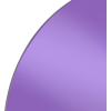 imageDeco 79 Wood Room Wall Mirror Round Tinted Entryway Mirror Wall Mounted Mirror 32quot x 1quot x 32quot BluePurple