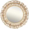 imageDeco 79 Metal Starburst Room Wall Mirror Layered Entryway Mirror with Wire Starburst Rays Wall Mounted Mirror 35quot x 6quot x 35quot GoldBrown