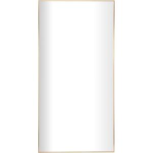 imageCosmoLiving by Cosmopolitan Metal Room Wall Mirror Entryway Mirror with Thin Frame Wall Mounted Mirror 40quot x 1quot x 79quot Gold
