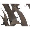 imageDeco 79 Metal Bird Home Wall Decor Sleek Flying Flock Of Wall Sculpture Wall Art 47quot x 4quot x 26quot Black
