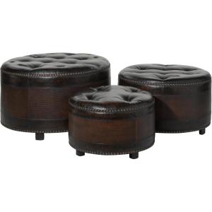 imageDeco 79 Traditional Wood Storage Ottoman S3 29quot 24quot 20quotD Brwon