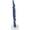 imageDeco 79 Polystone Coral Decorative Sculpture Textured Porous Home Decor Statue with Acrylic Base Accent Figurine 10quot x 9quot x 13quot BlueBlue