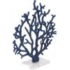 imageDeco 79 Polystone Coral Decorative Sculpture Textured Porous Home Decor Statue with Acrylic Base Accent Figurine 10quot x 9quot x 13quot BlueBlue