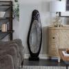 imageDeco 79 Aluminum Metal Abstract Decorative Sculpture Teardrop Home Decor Statue with Black Base Accent Figurine 15quot x 5quot x 50quot GoldBlack
