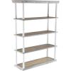 imageDeco 79 Wood Storage Shelving Unit 5 Shelves Shelving Unit Display Shelf 23quot x 13quot x 72quot WhiteBrown