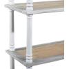 imageDeco 79 Wood Storage Shelving Unit 5 Shelves Shelving Unit Display Shelf 23quot x 13quot x 72quot WhiteBrown