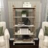 imageDeco 79 Wood Storage Shelving Unit 5 Shelves Shelving Unit Display Shelf 23quot x 13quot x 72quot WhiteWhite