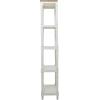 imageDeco 79 Wood Storage Shelving Unit 5 Shelves Shelving Unit Display Shelf 23quot x 13quot x 72quot WhiteWhite
